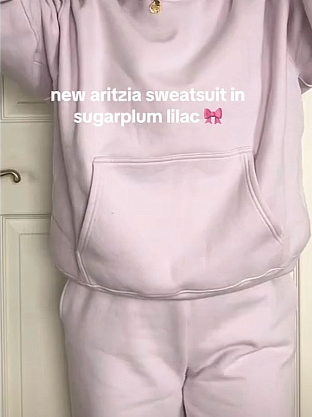 Aritzia Pastel Light Pink Hoodie